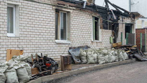 Professional Soot Cleanup technician working in Furlong, PA